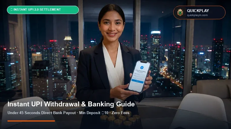 Quickplay Instant UPI Withdrawal & ₹25 INR Deposit Tutorial